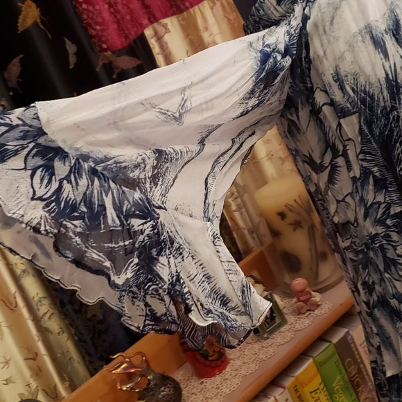 🍭HOST PICK🍭Anthropologie TRYB Sheer Off the Shoulder Top - Picture 4 of 6